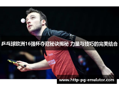 乒乓球欧洲16强杯夺冠秘诀揭秘 力量与技巧的完美结合